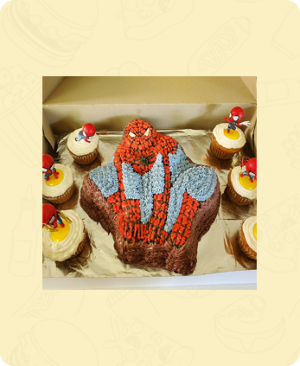 Spider Man Cake & Cupcakes